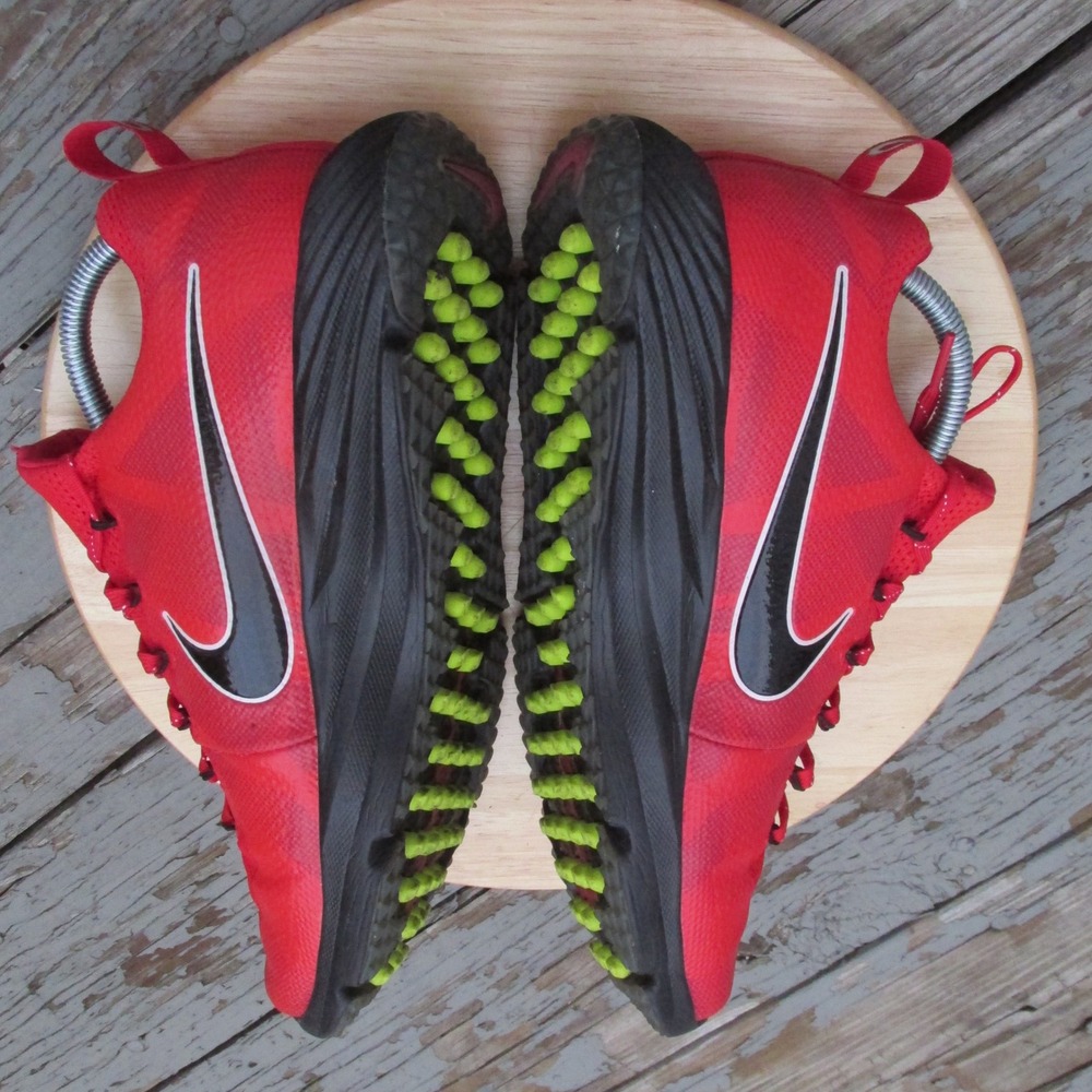 Nike Vapor Speed Turf Golf Shoes Mens 10 US Red 924776-601 Ohio State Buckeyes - Picture 3 of 16